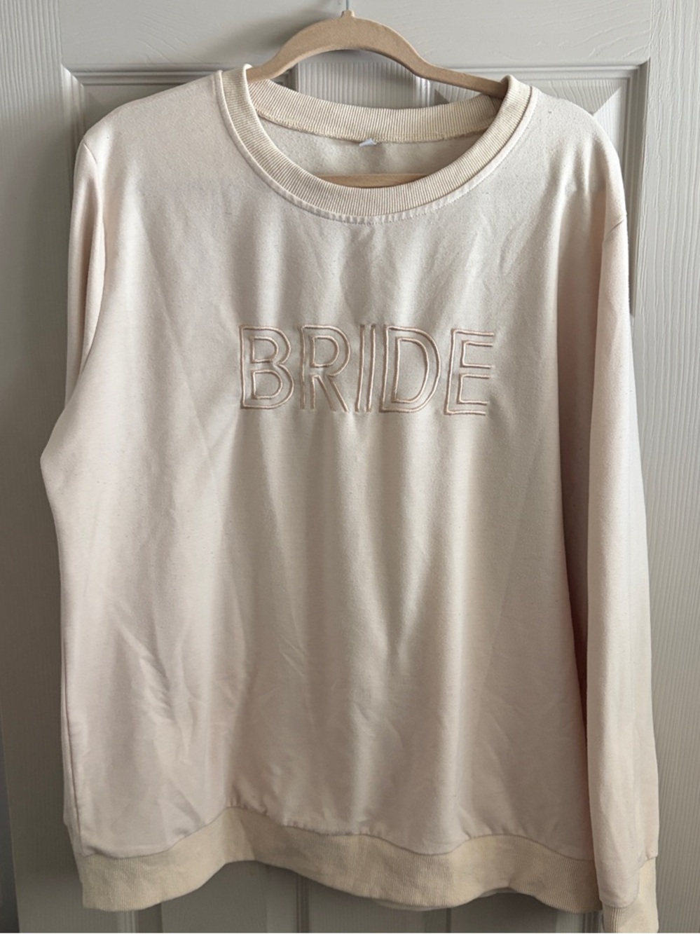 'BRIDE' Embroidered Sweatshirt